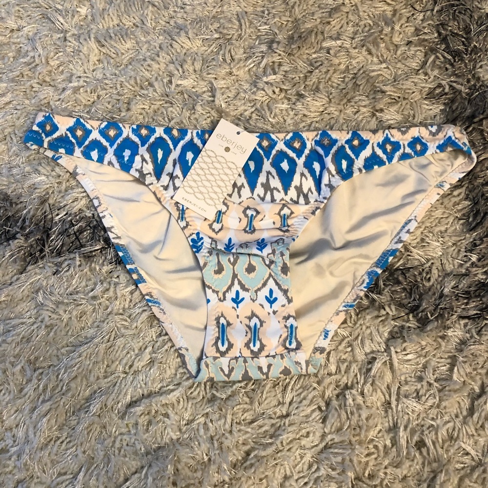 Eberjey Low Rise Bleached Blues Bikini Bottom